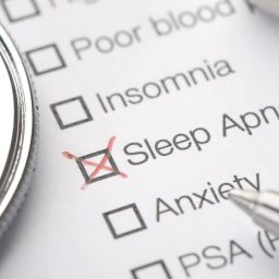 Sleep apnea medical record chart