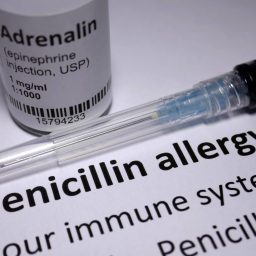 Penicillin Allergy and a needle for anaphylactic shock